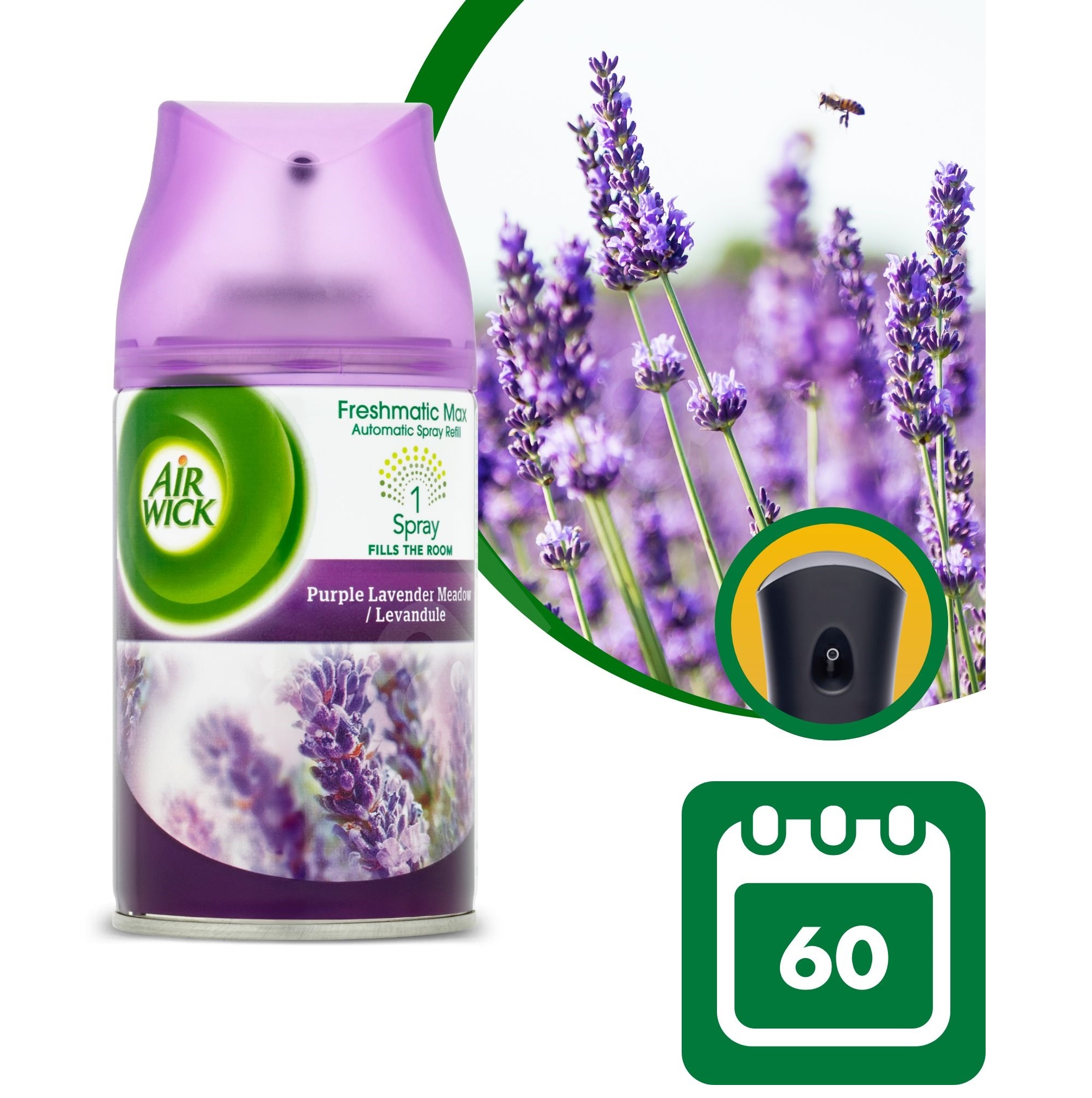 AIR WICK Freshmatic náplň do osviežovača vzduchu, Levanduľa 250 ml