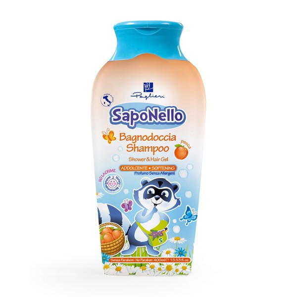 SAPONELLO SPRCHOVÝ GÉL A ŠAMPÓN 2V1 MARHUĽA 400ML