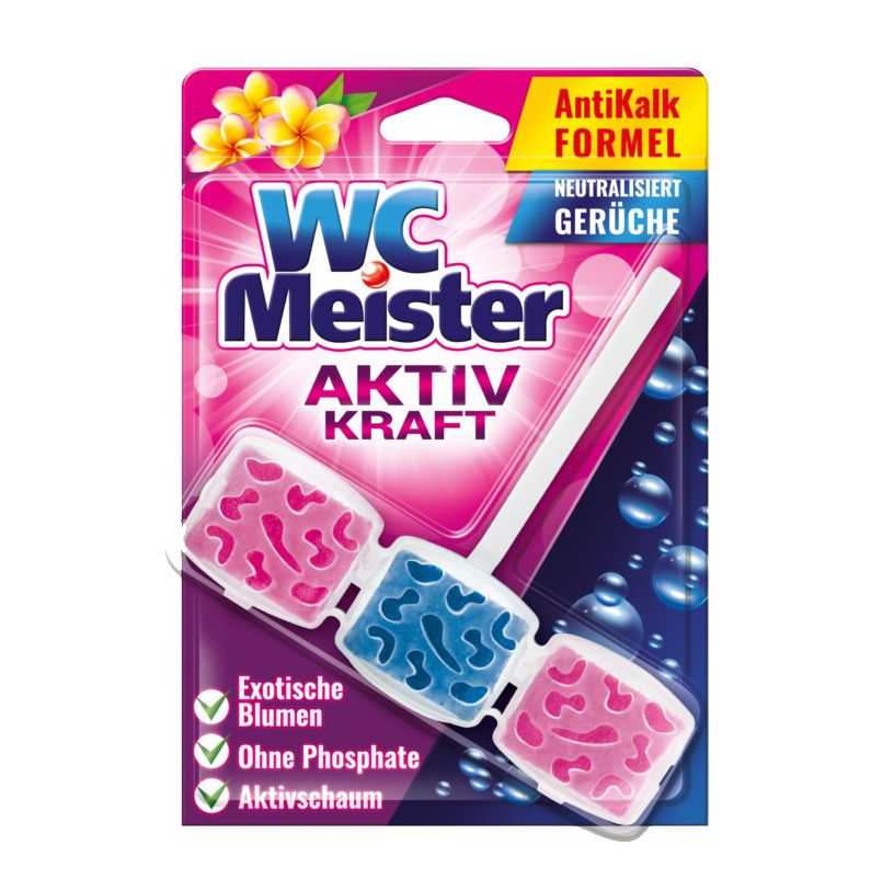 WC Meister záveska do WC 45g – Exotické kvety