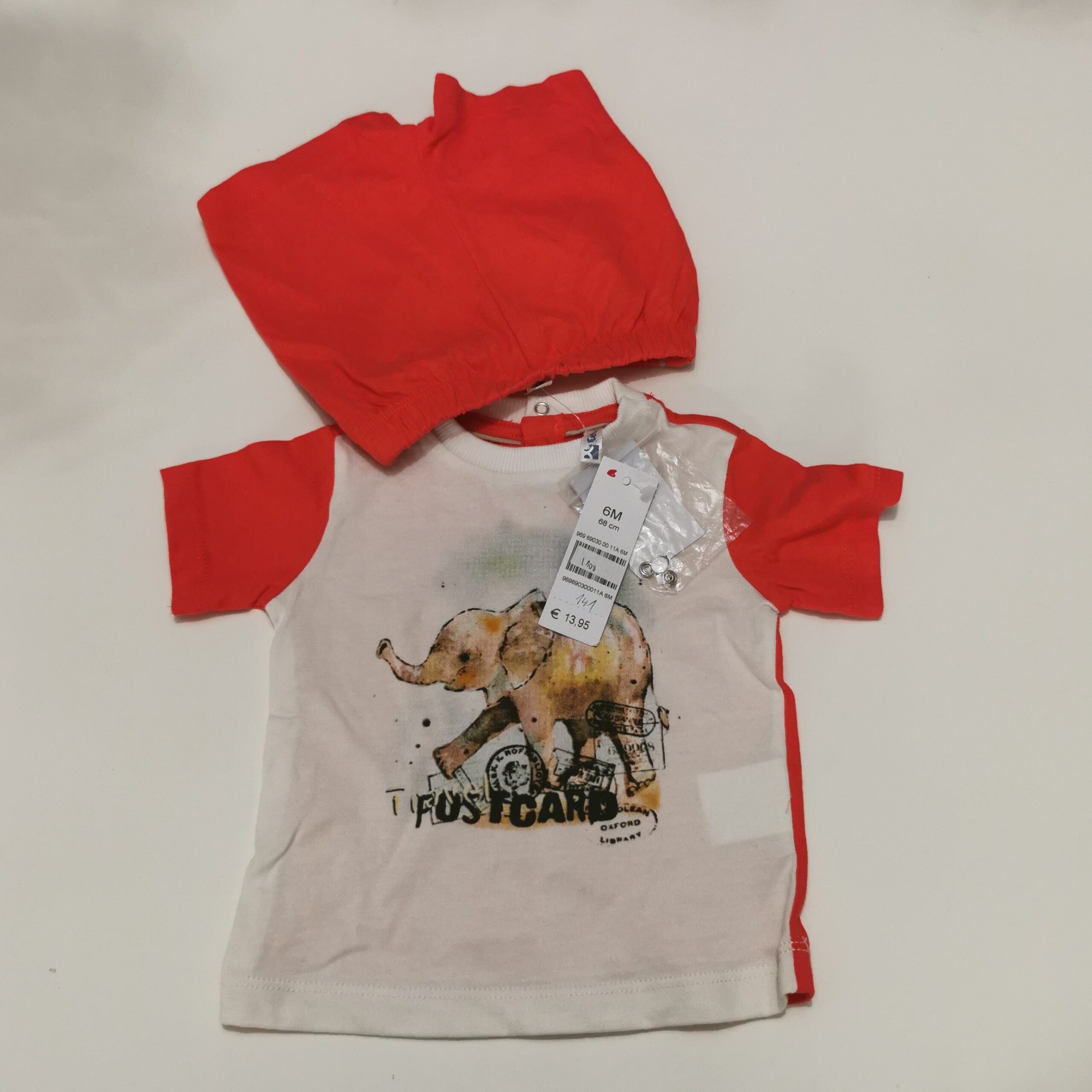 Krátke tričko set 68cm 6M