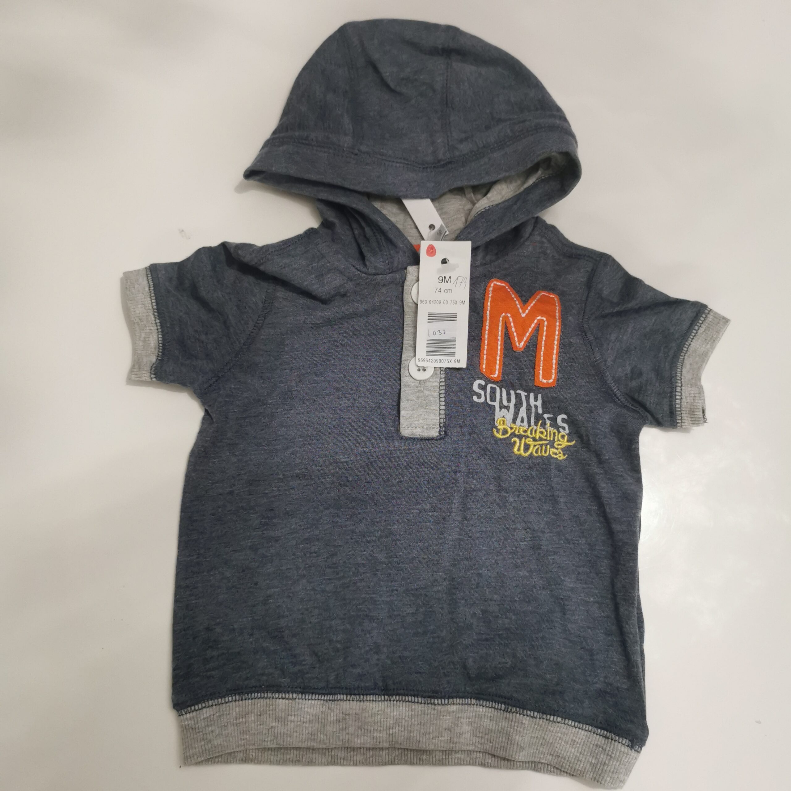 Krátke tričko 74cm 9M