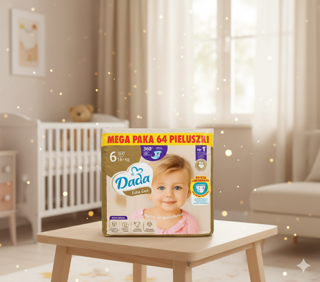 MEGAPACK Dada EXTRA CARE 6 XL – 64 ks / 16kg+